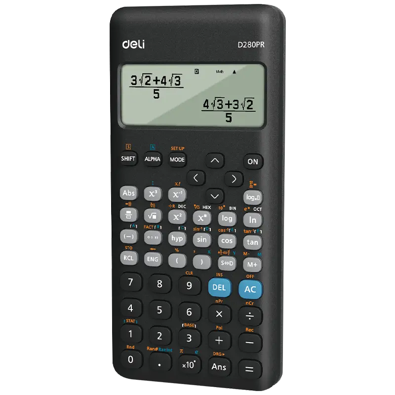 Deli-ED280PR Scientific Calculator