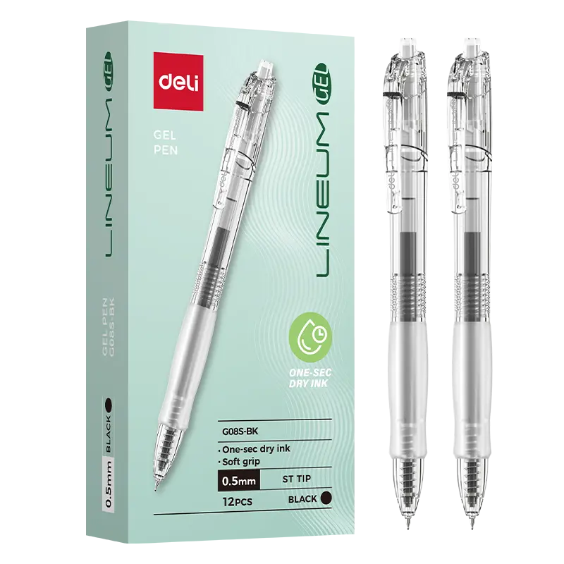 Deli-EG08S-BK Gel Pen