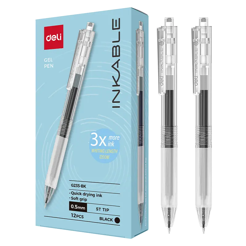 Deli-EG235-BK Gel Pen