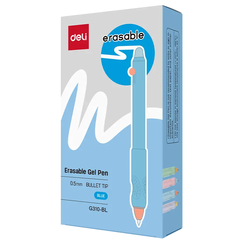 Deli-EG310-BL Erasable Gel Pen