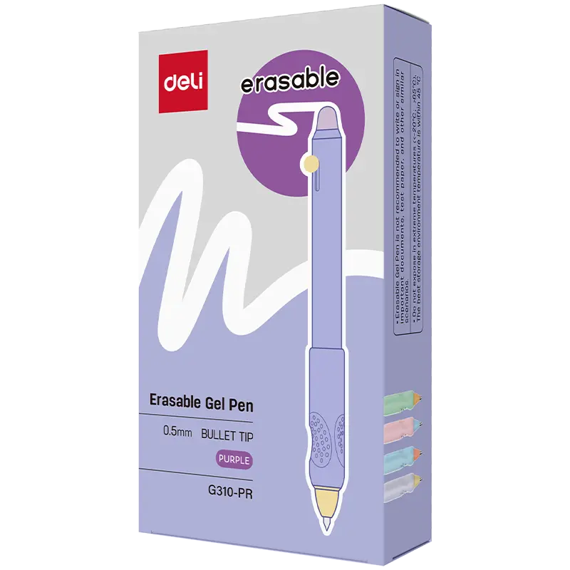 Deli-EG310-PR Erasable Gel Pen