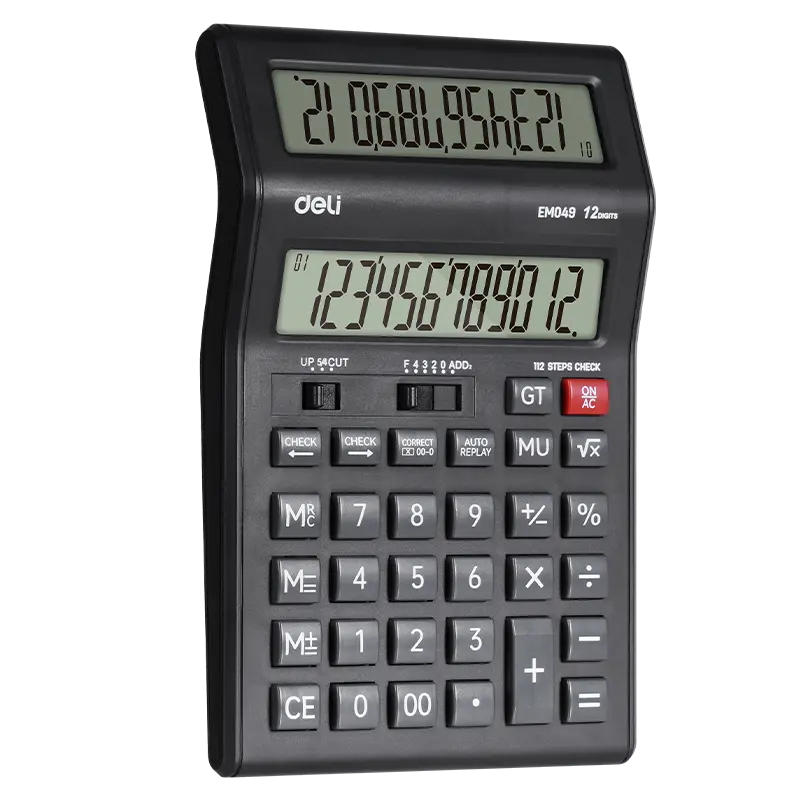 Deli-EM049 Dual Display Calculator