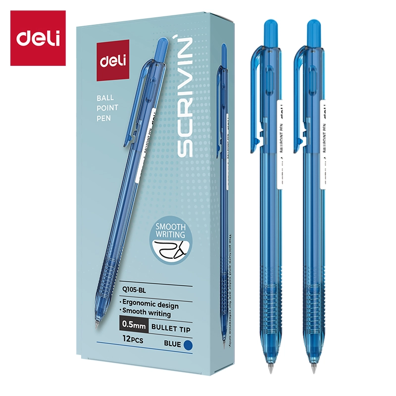 Deli-EQ105-BL Ballpoint Pen