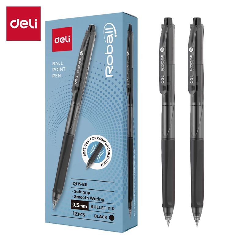 Deli-EQ115-BK Ballpoint Pen