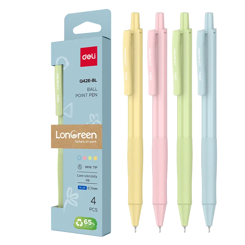 Deli-EQ42E-BL Ballpoint Pen