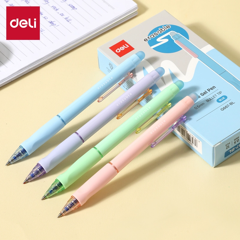 Deli-EG667-BL Erasable Gel Pen